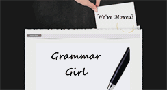 Desktop Screenshot of grammargirl.info